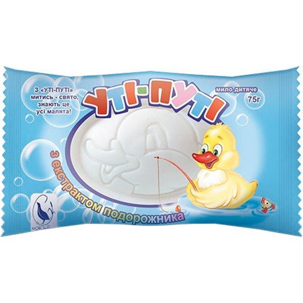 Мило дитяче Уті-Путі з екстрактом подорожника 75 г