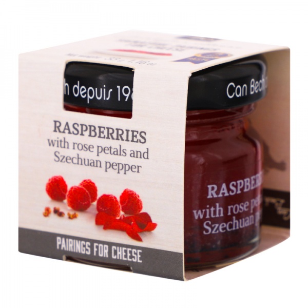 Соус ТМ Кан Бех сладкий к малиновому сыру, лепесткам роз и сычуаньскому перцу 33 г