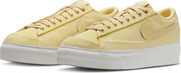 Кроссовки Nike W BLAZER LOW PLATFORM CNVS DV7475-200 р.38 бежевый