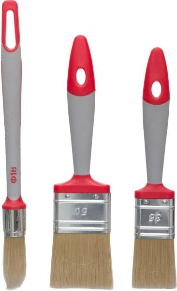Набір пензлів Hardy червоний 3 шт. 