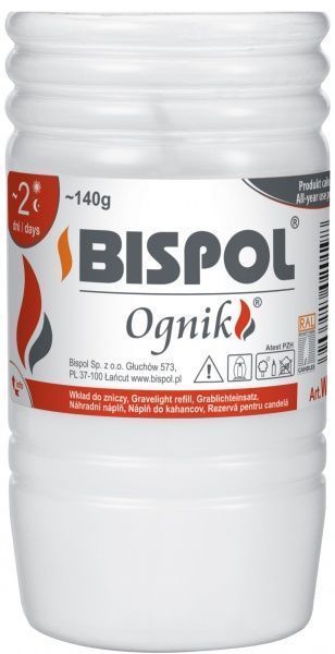 Запаска для лампади парафінова заливна Ognik WP2 Bispol