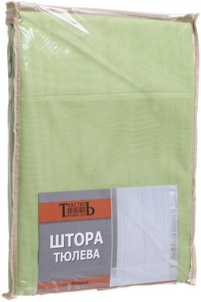 Тюль ERT 45 300х270 см зеленый