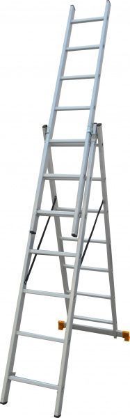 Драбина 3-секційна універсальна Burmaster AL-BL-307 3х7 