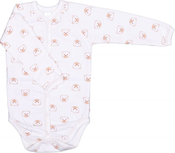 Боди детское унисекс Baby Veres Baby Bear р.68 коричневый 