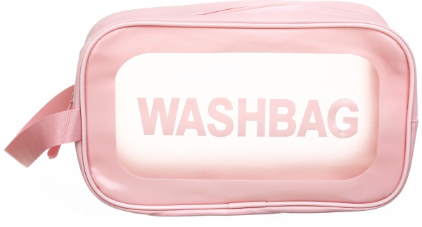 Косметичка середній 24,5х9,5х14,5 см рожевий ЕВА/полиуретан 