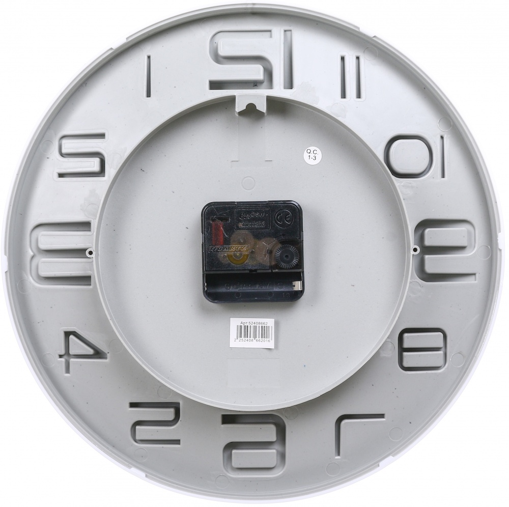 Часы настенные Pastel Collection 28x28x3,9 см белый Sensio