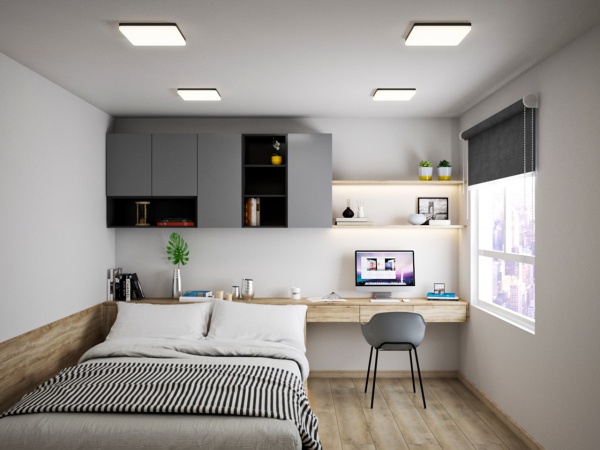 Светильник светодиодный V-WATT Zefir SBK 50 Вт IP40 черный 