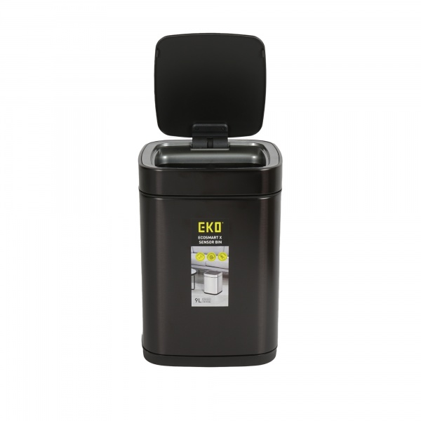 Ведро для мусора Eko сенсорное ECOSMART X 9 л чорное