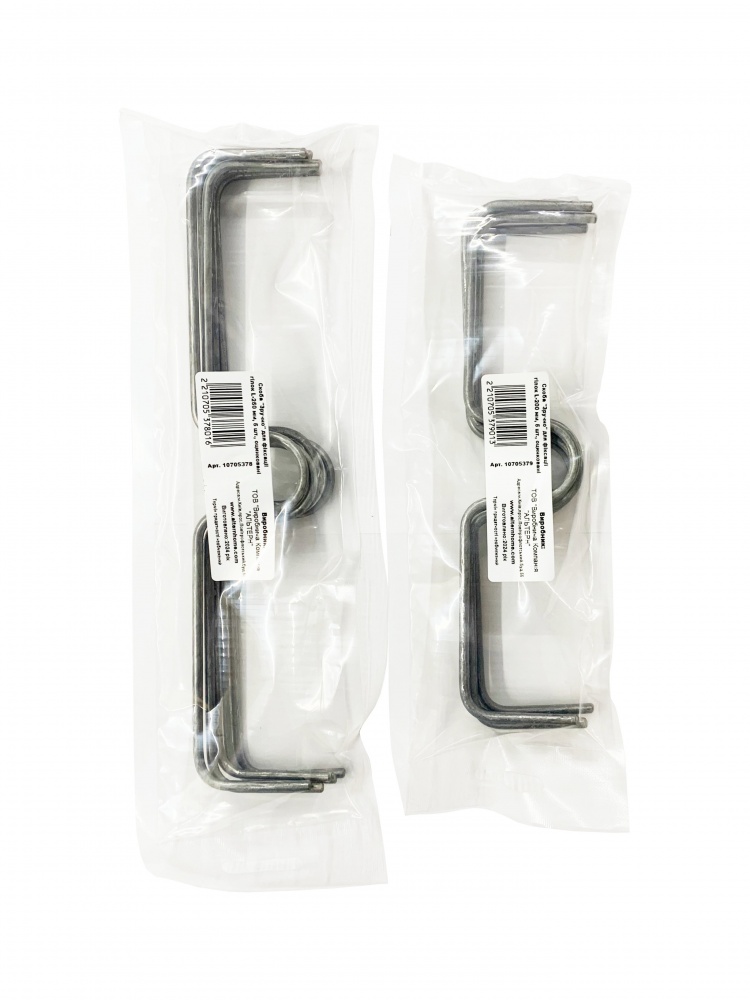 Скоба для фиксации веток L-250 мм 5 шт. оцинкованные