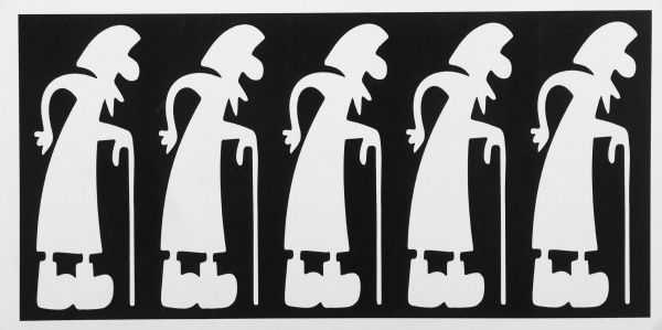 Наліпка TERRAPLUS Білі бабки