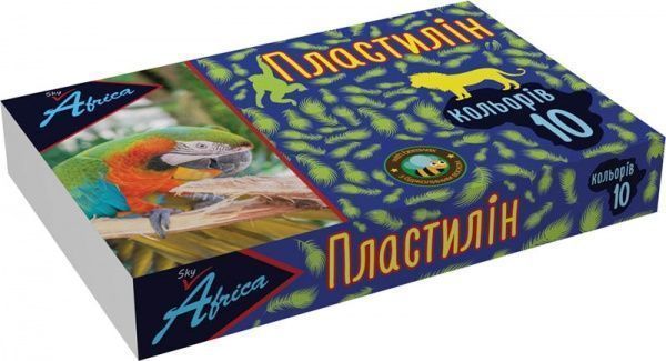 Пластилин Africa Sky 10 цветов