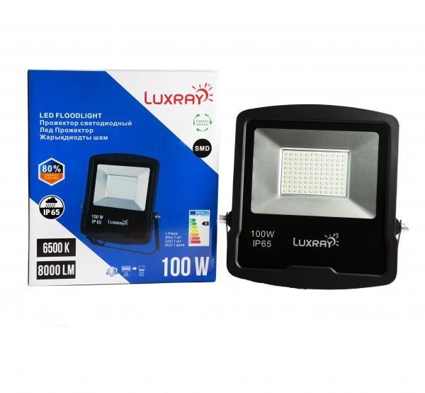 Прожектор світлодіодний Luxray 100 Вт IP65 чорний LXPAL65100