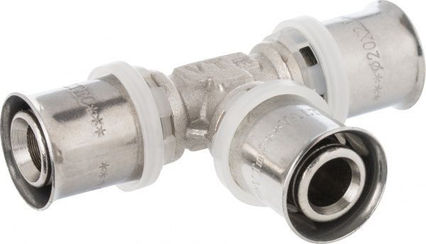 Тройник Valtec пресс d20 мм