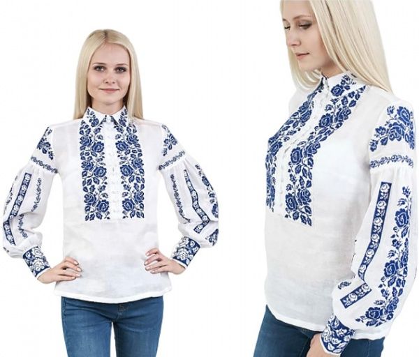 Вишиванка Едельвіка р. 50 білий 210-15/09 