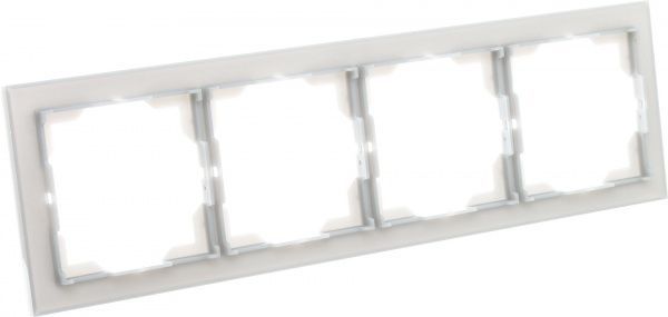 Рамка чотиримісна ABB NEO універсальна сірий 3901M-A00140 44