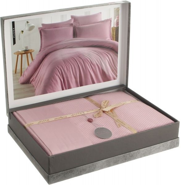 Комплект постельного белья Armor 2 пудровый Sesli Tekstil 