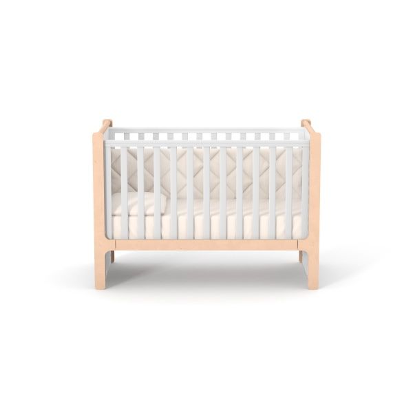Кроватка детская Veres ЛД7 Ницца бело-буковый 07.3.1.36.15