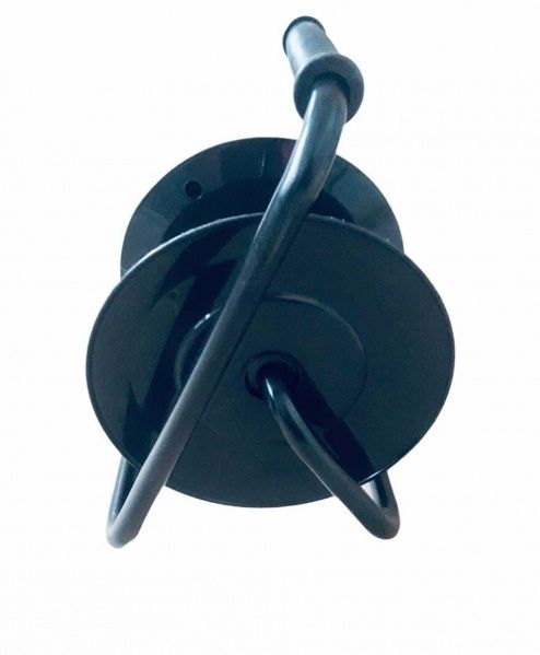 Удлинитель на катушке UP! (Underprice) ПВС 2x1,5 без заземления 4 гн. черный 25 м 