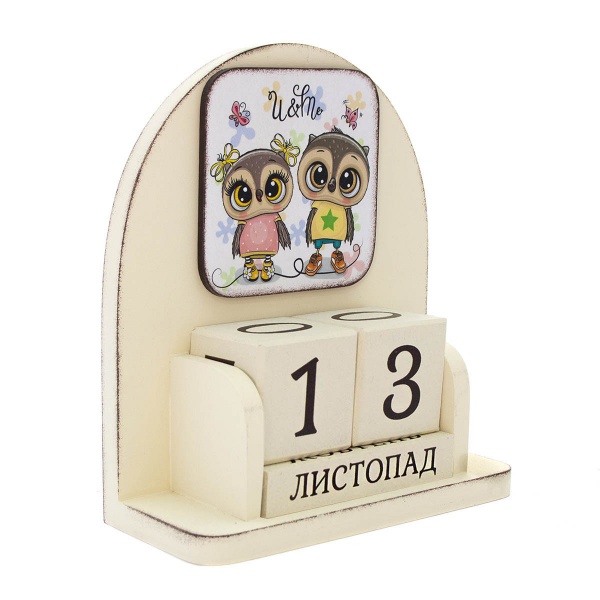 Календарь настольный GrayCat Совушки 16х14 см