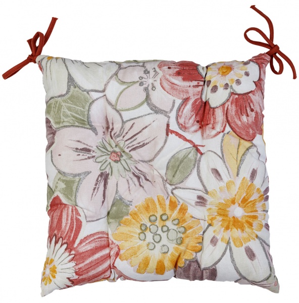 Подушка на стул Sun цветы 40х40 Прованс