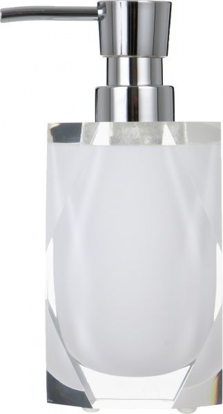 Дозатор для жидкого мыла Luna Diamond белый