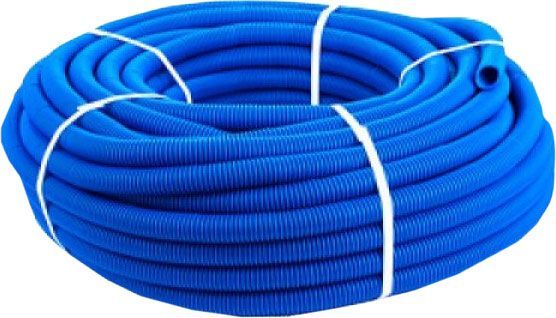Труба гофрована Моноизол для водопостачання синя d18/22 мм