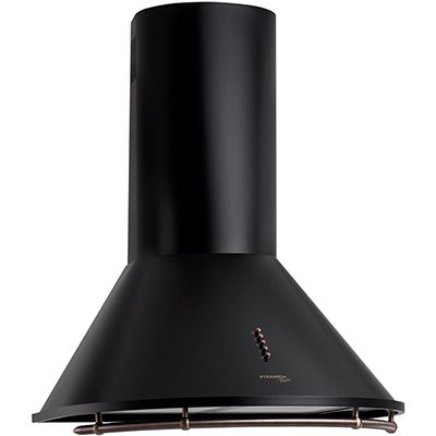Вытяжка Pyramida BR/B Rustico black 60 см