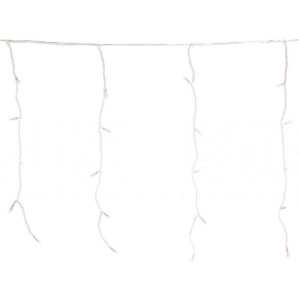 Гирлянда-штора LED 200 ламп 0.5x8 м белая