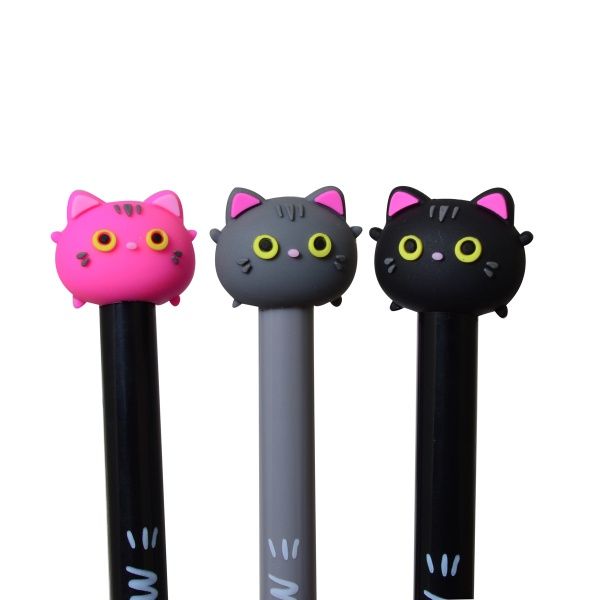 Ручка шариковая YES Sweety Kitty 0,7 мм синяя 