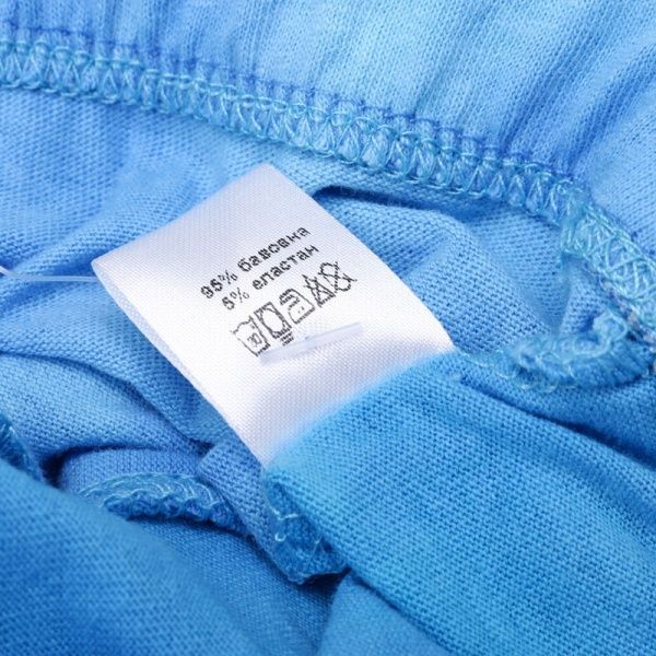 Штаны для девочек Фламинго р.116 голубой 