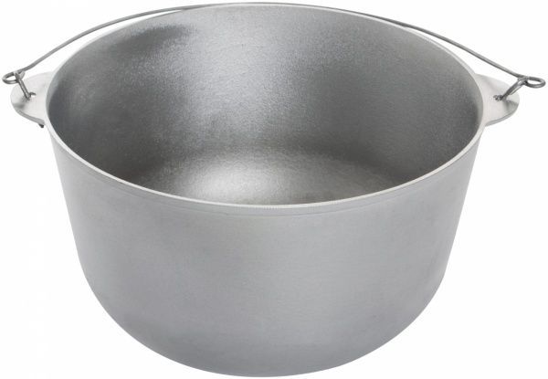 Казан походный Biol 15 л алюминиевый с дужкой и крышкой К1500Т