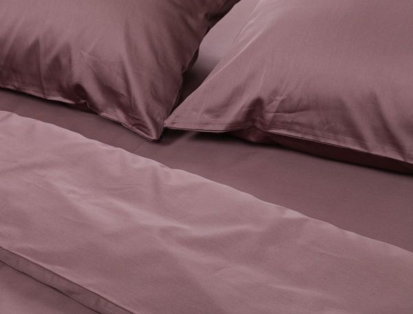 Комплект постельного белья Mono brown D двухспальный коричневый La Nuit 