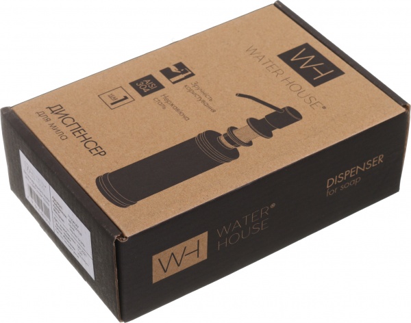 Дозатор для рідкого мила Water House сірий