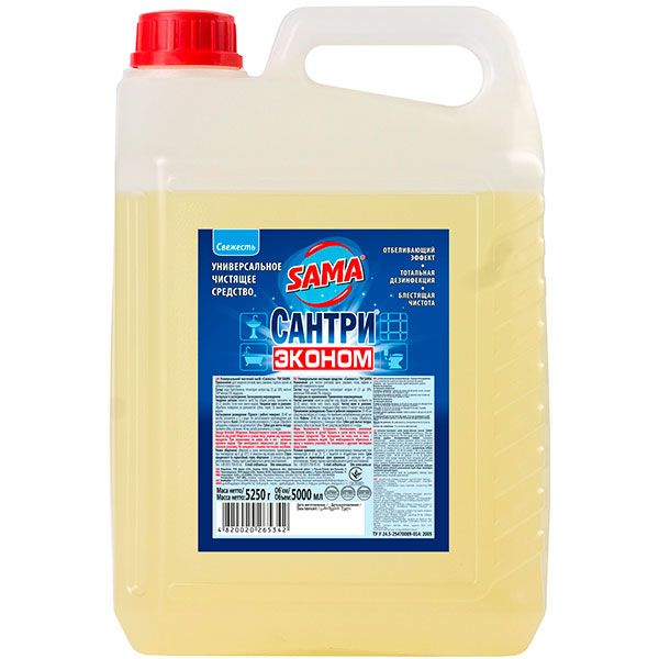 Універсальний засіб SAMA Економ-Сантрі свіжість 5 л