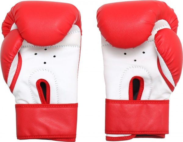 Боксерські рукавиці SPORTKO 10oz червоний із білим