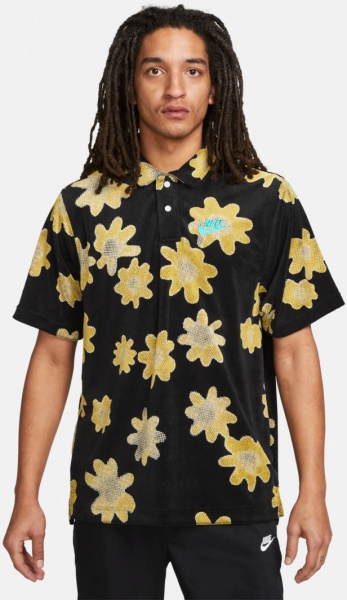 Футболка Nike M NSW DF HBR-S OVERSIZED POLO DM5032-010 р.L чорний