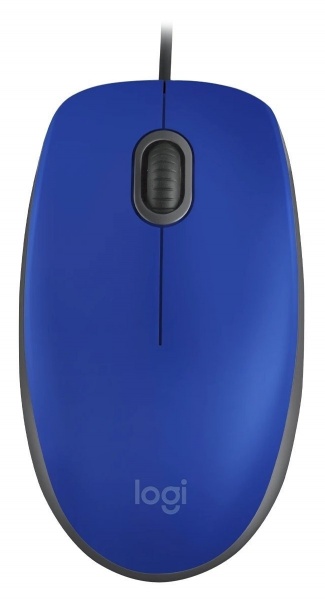 Миша Logitech M110 Silent Corded USB blue (910-006758) 