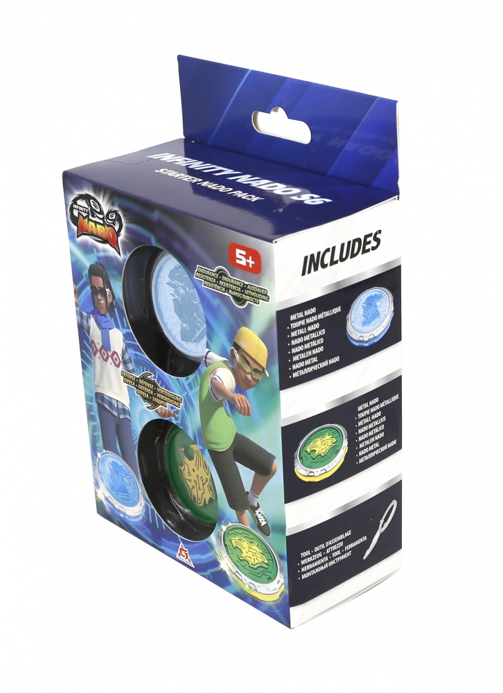 Ігровий набір Infinity Nado VI Starter Nado Pack Gold Warrior Phoenix, Lighting Leopard Золотий Воїн Фенік