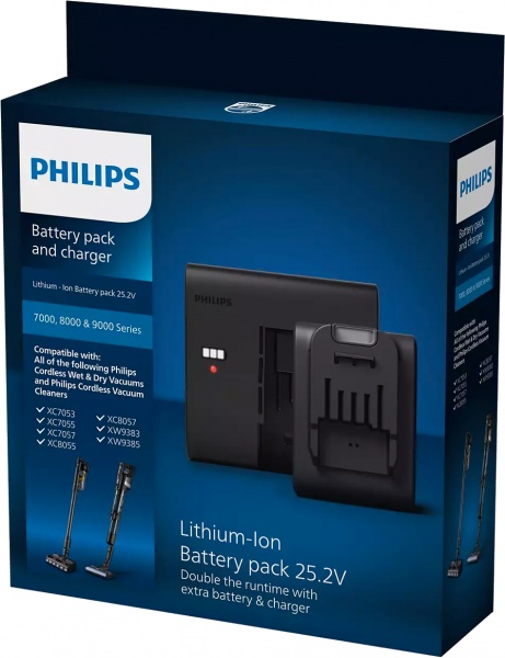 Додаткова акумуляторна батарея Philips змінна з зарядним пристроєм XV1797/01