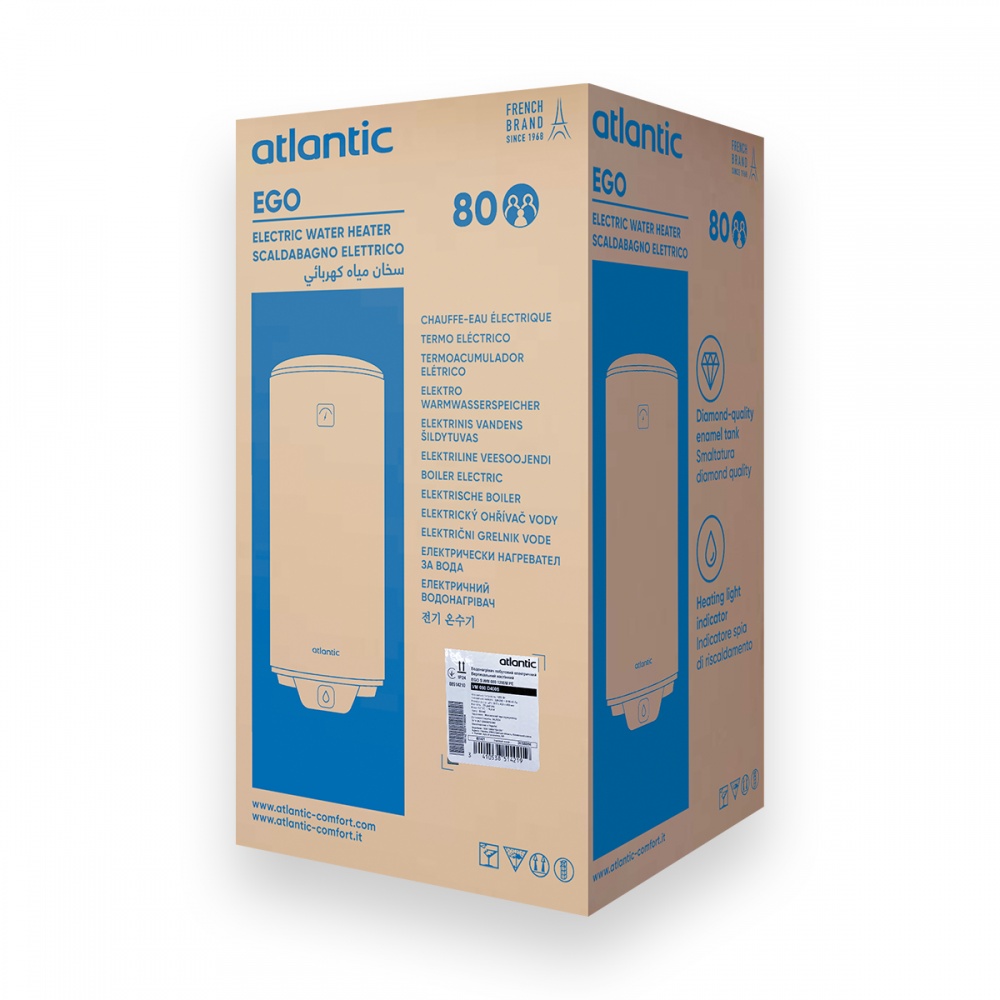 Бойлер Atlantic Opro Ego VM 080 D400S (1200W)