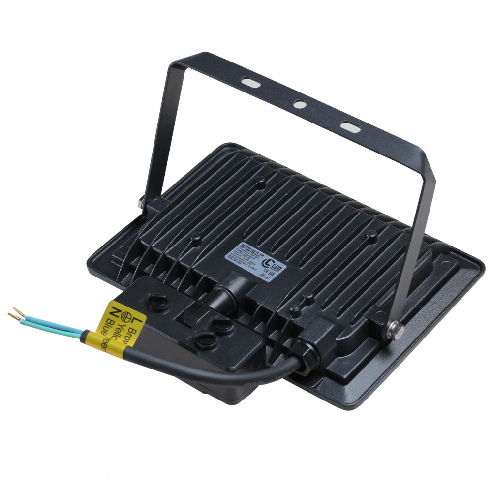 Прожектор с датчиком движения LED CONCEPT Gorteen FL 030 30 Вт IP65 черный