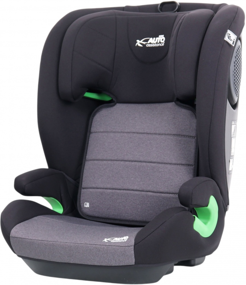 Автокресло Auto Assistance AA17-B черно-серый
