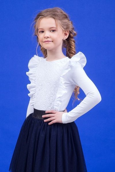 Блуза Zironka 26-9073-1 р.122 белый 