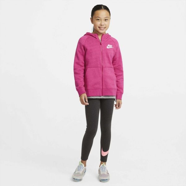 Джемпер Nike G NSW PE FULL ZIP BV2712-615 р. S помаранчевий