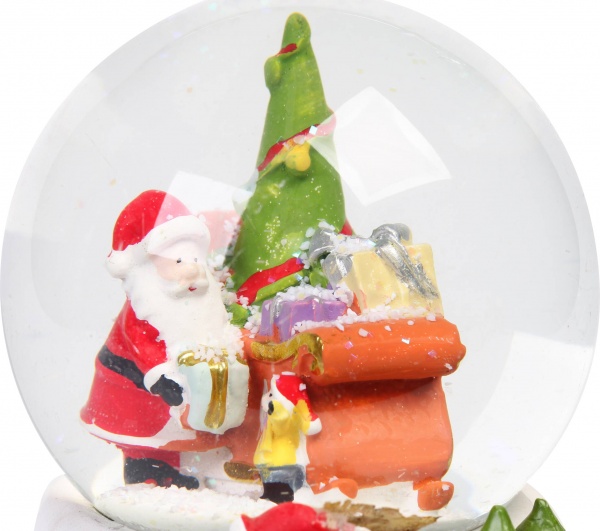 Шар новогодний Снежная горка 10х15 см EPI-YLM20943 