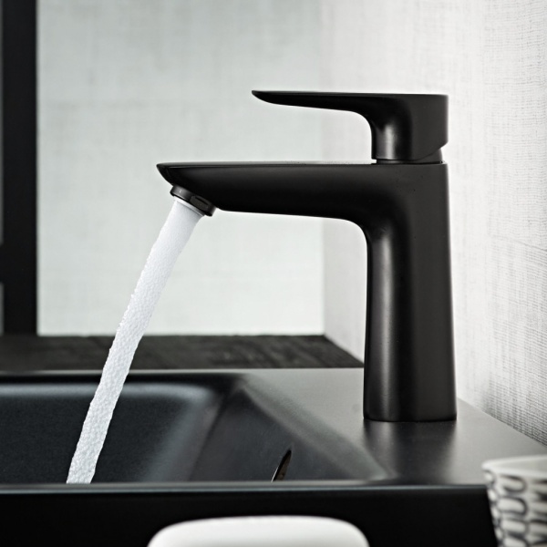 Смеситель для умывальника Hansgrohe Talis E 71710670 черный матовый