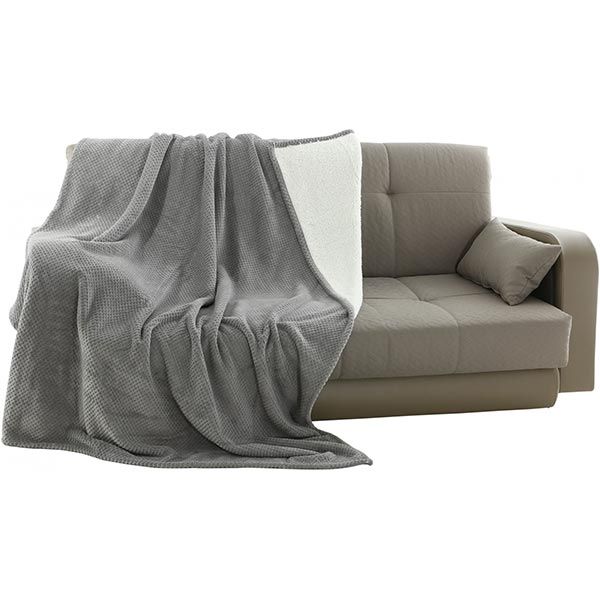 Плед La Nuit Cell сірий 160x200 см