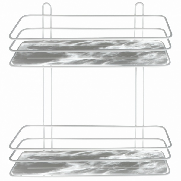 Полиця-сітка Arino 60934 білий мармур 