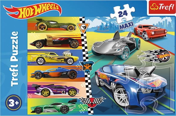 Пазли Trefl 24 MAXI Hot Wheels 14362