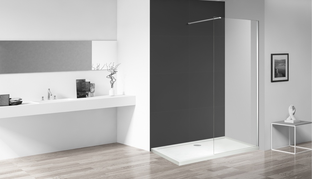 Стінка душова Mixxen BRUGGE 1200x1950 прозоре скло MXOB0635CR